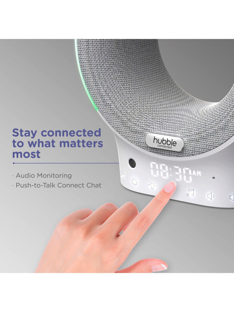 Hubble Eclipse Plus smart audio monitor and sleep trainer, imported from the UK