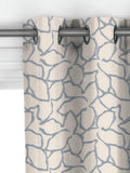 John Lewis Calathea embroidered curtain slate, imported from the UK