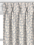 John Lewis Calathea embroidered curtain slate, imported from the UK