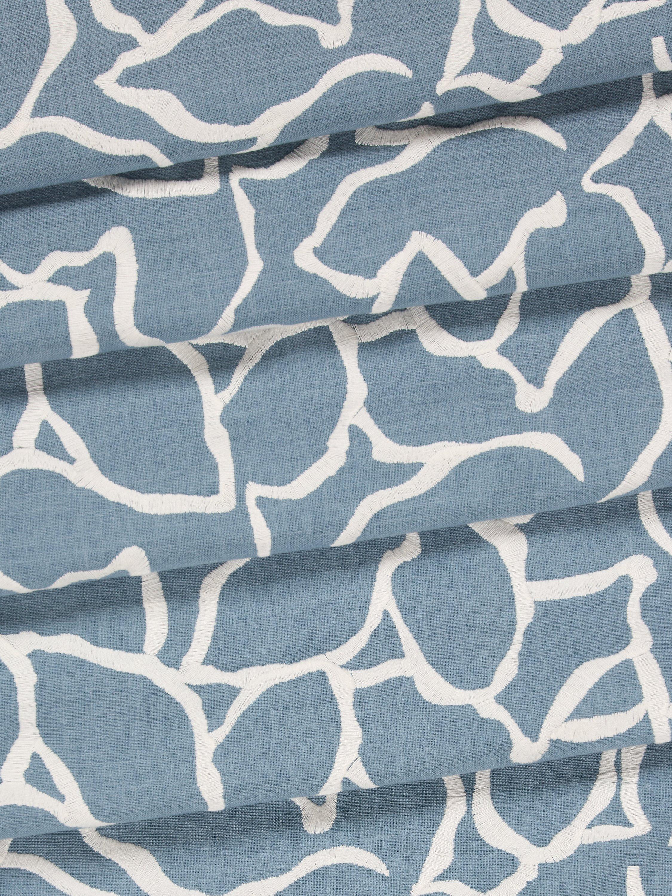 John Lewis Calathea embroidery furnishing fabric 140cm width, UK version