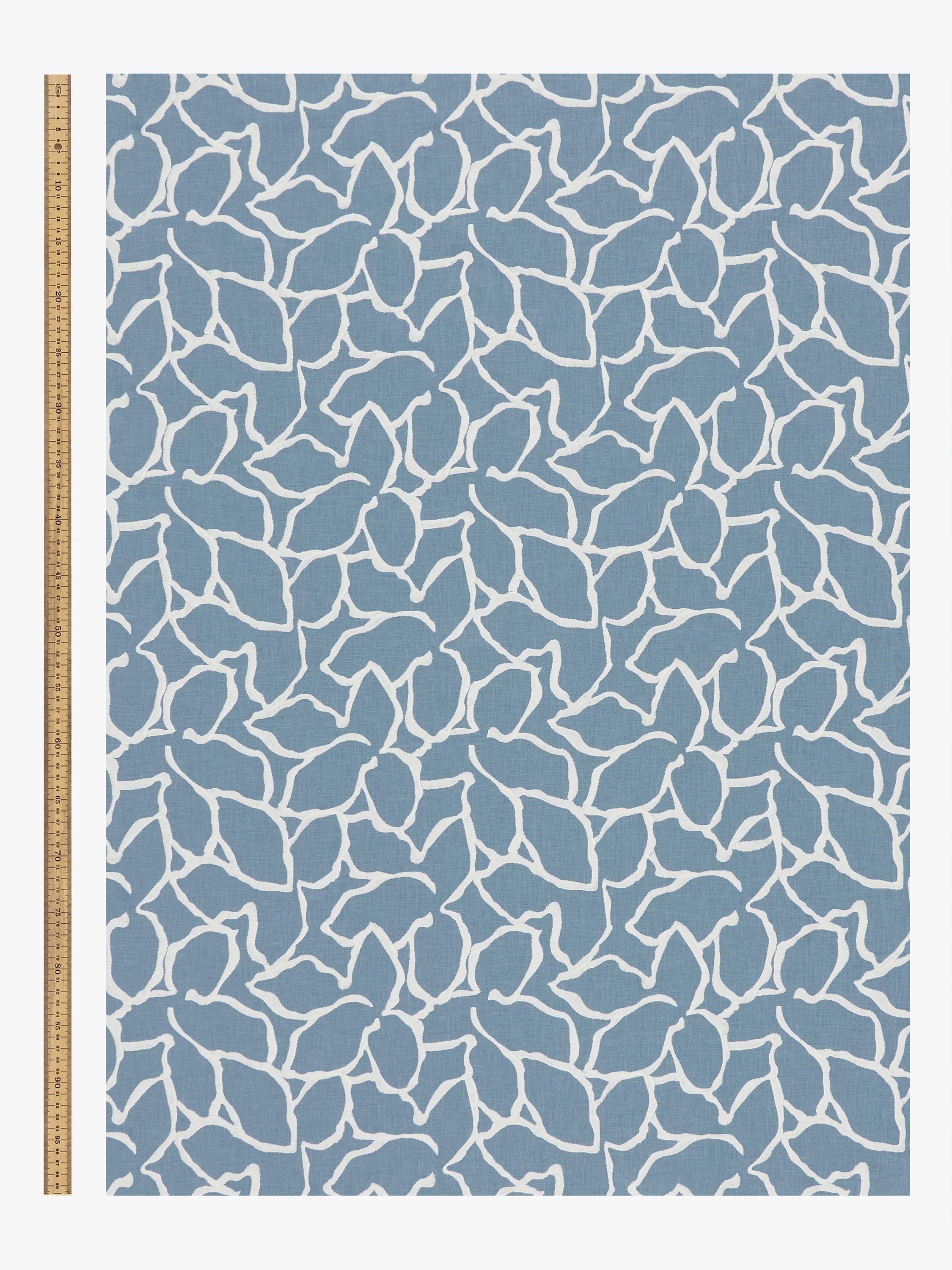 John Lewis Calathea embroidery furnishing fabric 140cm width, UK version
