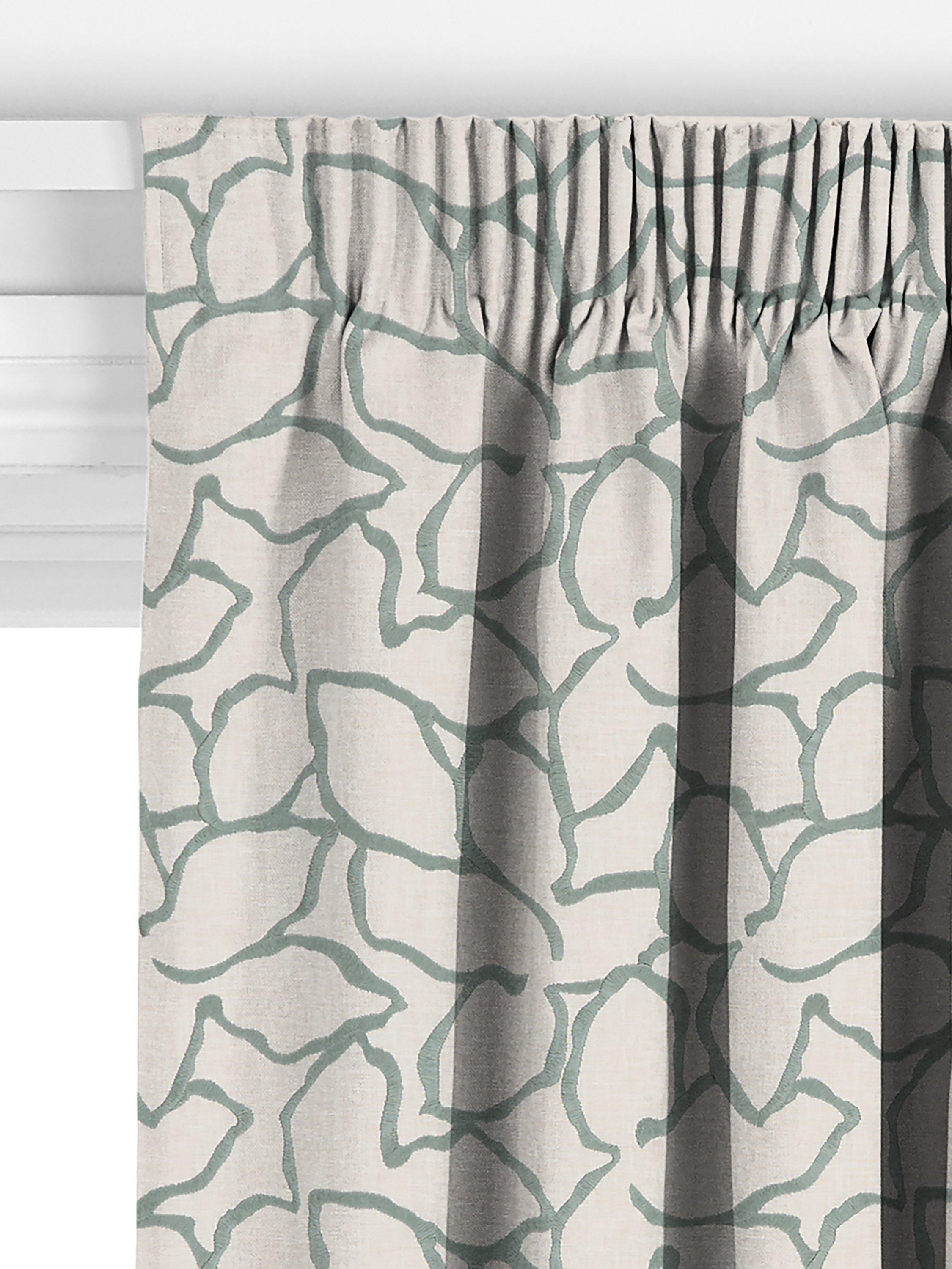 John Lewis Calathea made to measure curtains Myrtle Green, UK version