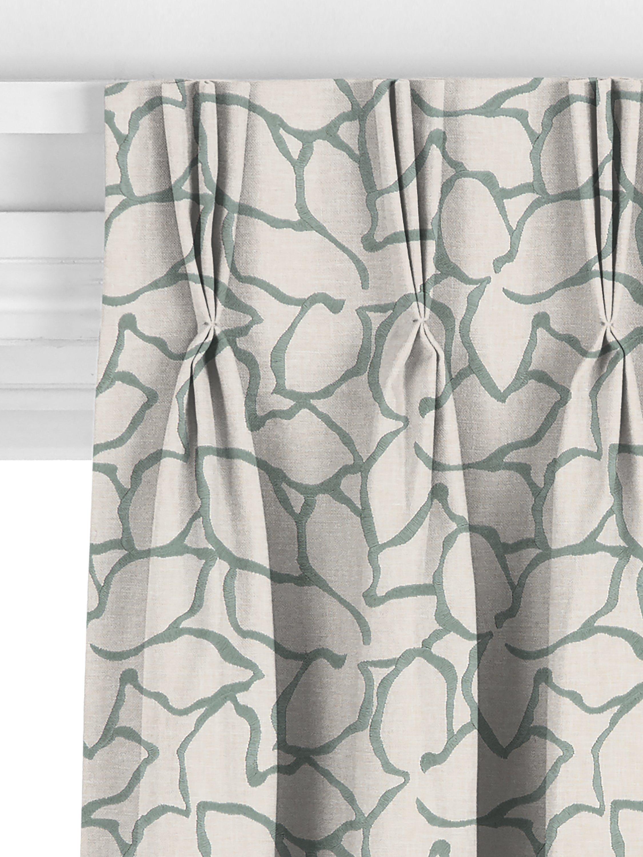 John Lewis Calathea made to measure curtains Myrtle Green, UK version