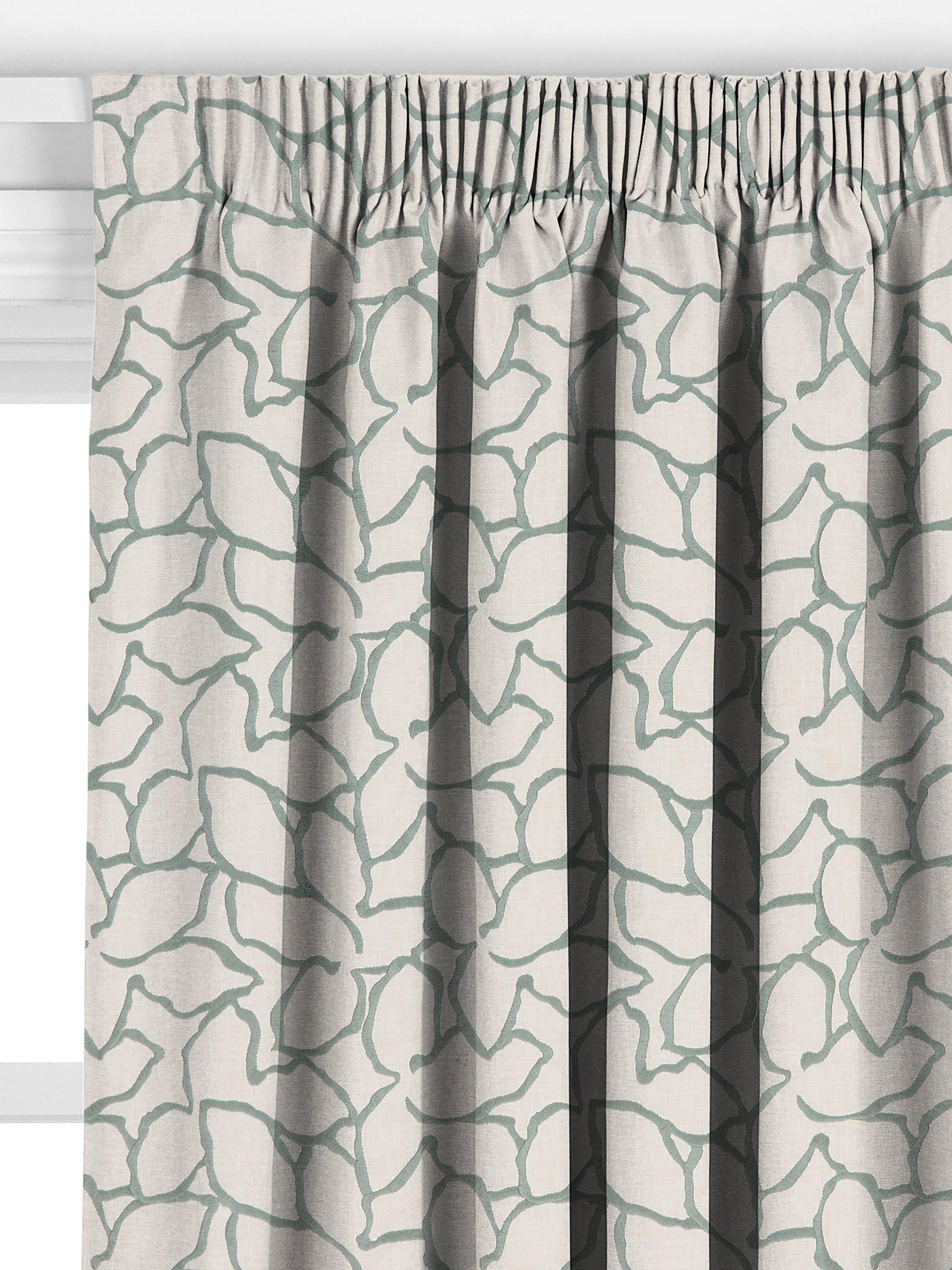 John Lewis Calathea made to measure curtains Myrtle Green, UK version