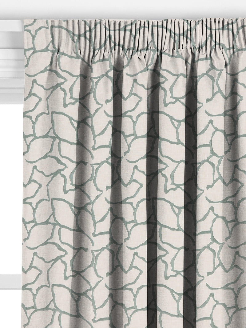 John Lewis Calathea made to measure curtains Myrtle Green, UK version
