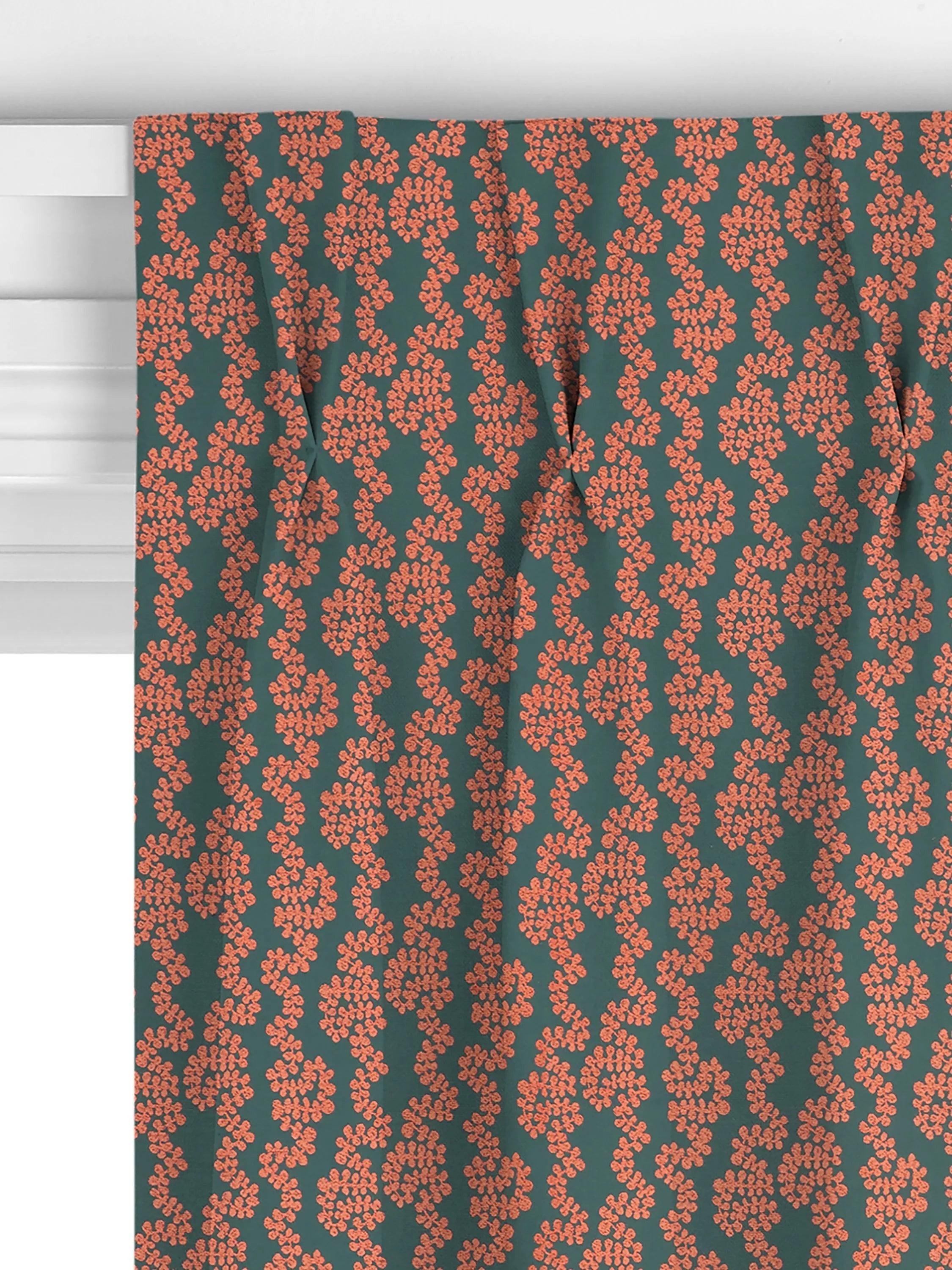 John Lewis Else Weave made to measure curtain cinnabar, UK version