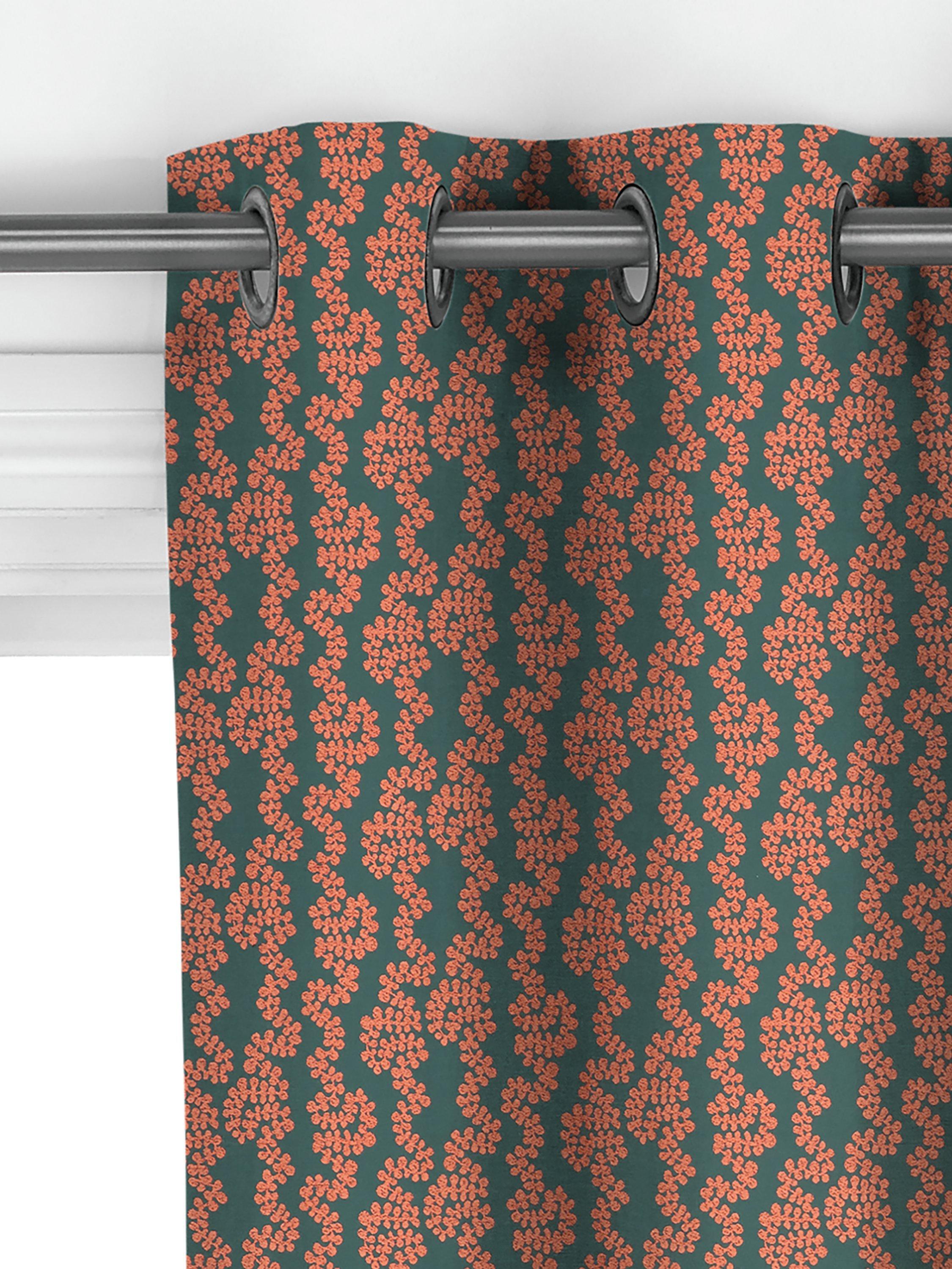 Rideau sur mesure John Lewis Else Weave cinnabar, version britannique