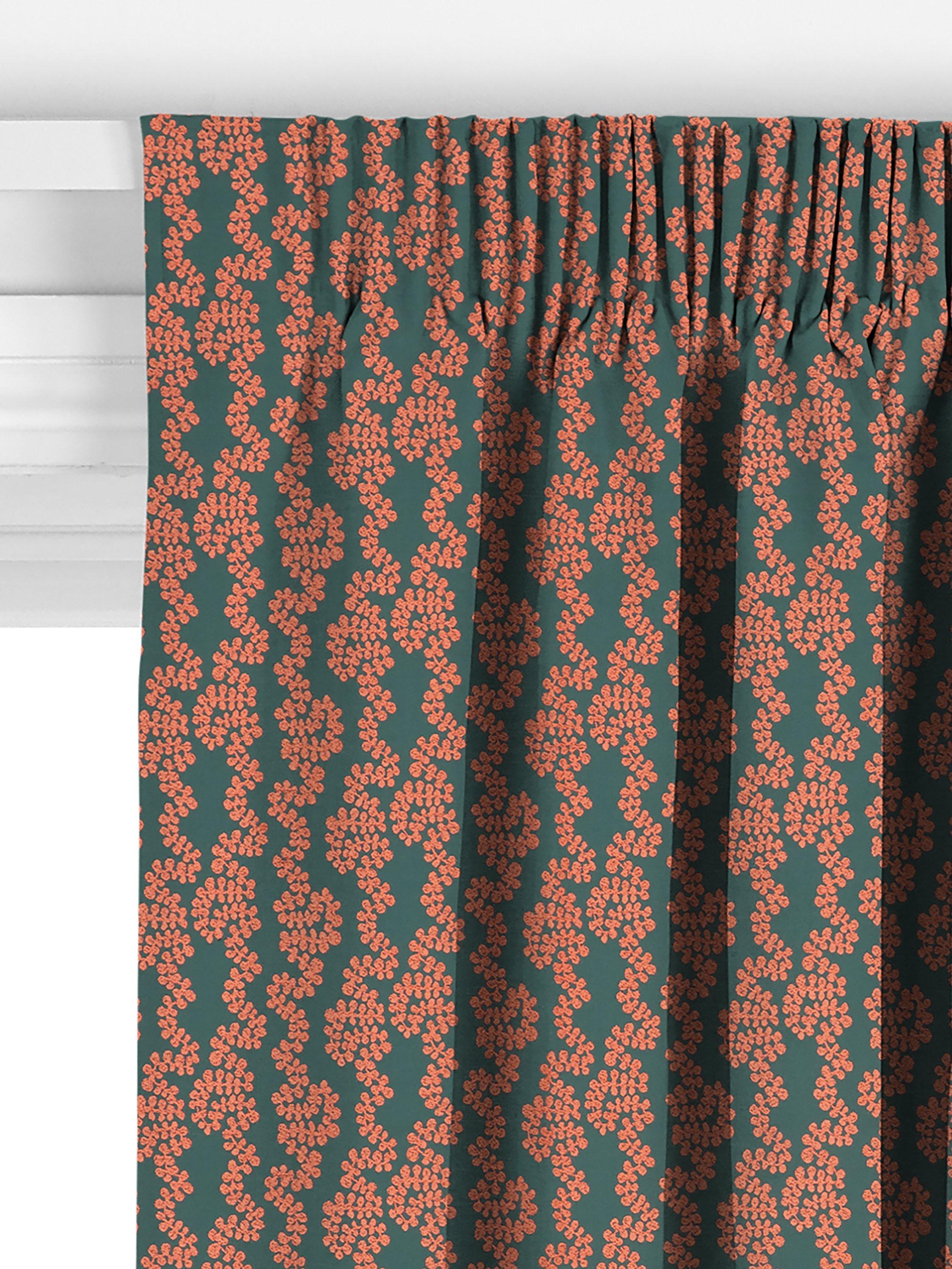 John Lewis Else Weave made to measure curtain cinnabar, UK version