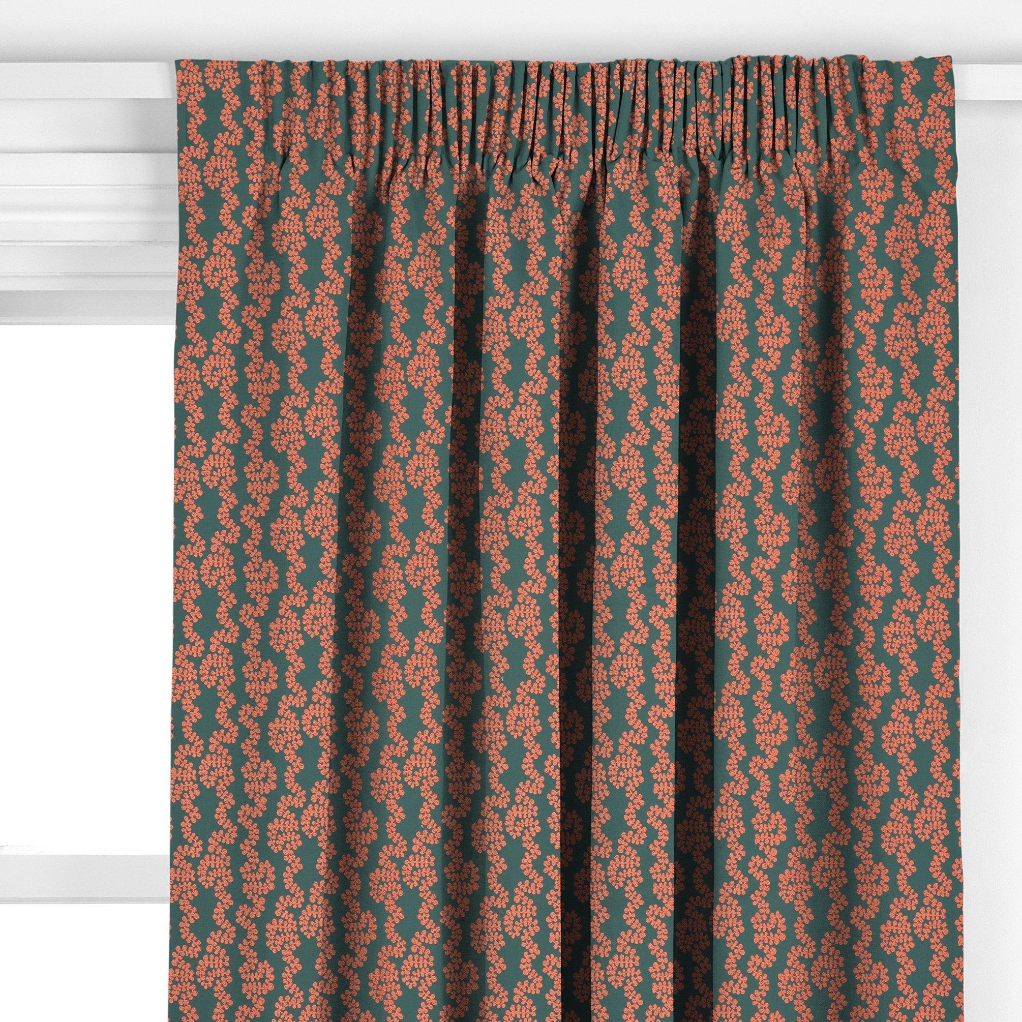 Rideau sur mesure John Lewis Else Weave cinnabar, version britannique