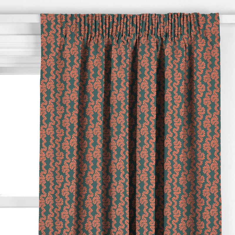 Rideau sur mesure John Lewis Else Weave cinnabar, version britannique