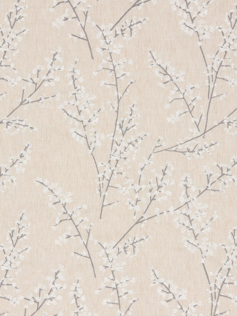 John Lewis Everdene Embroidery Furnishing Fabric, Putty