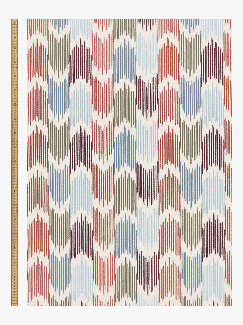 John Lewis Valle Ikat furnishing fabric geometric pattern, UK version