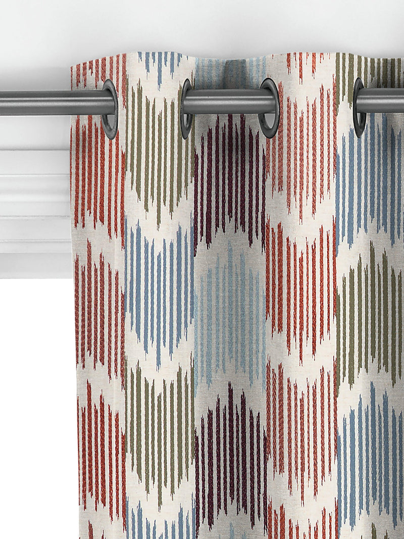 John Lewis Ikat curtains blue multi made to measure (British brand)