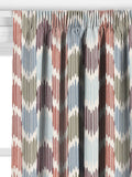 John Lewis Ikat curtains blue multi made to measure (British brand)