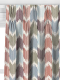 John Lewis Ikat curtains blue multi made to measure (British brand)