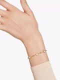 Swarovski Imber round crystal bracelet gold tone (British brand)
