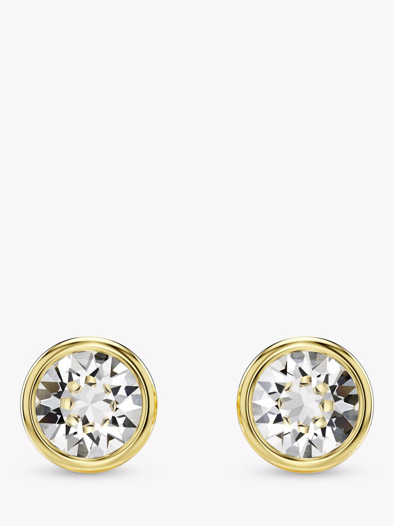 Swarovski Imber crystal stud earrings gold tone (British brand)