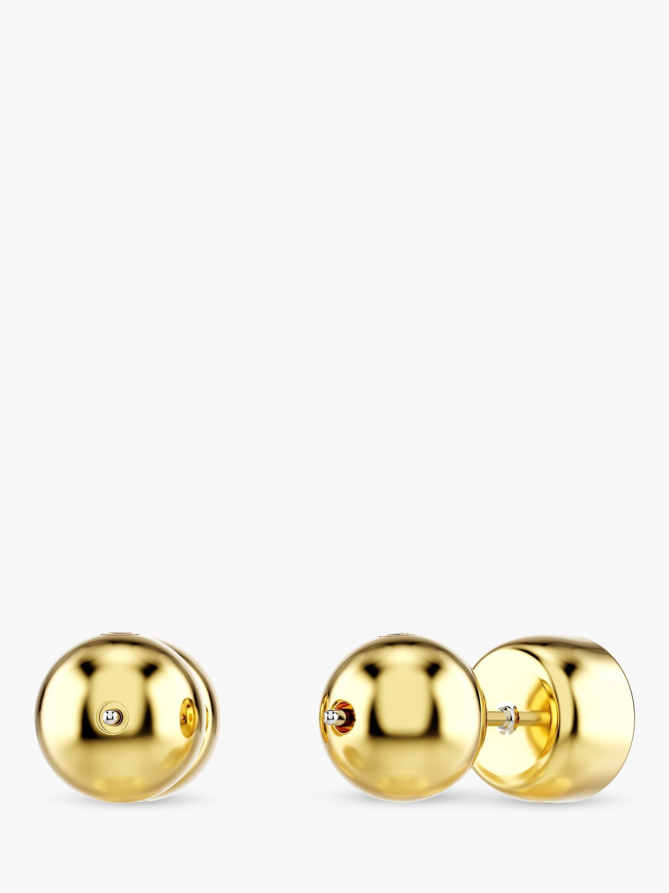 Swarovski Imber crystal stud earrings gold tone (British brand)
