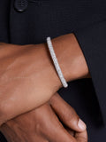 Swarovski Meteora crystal bangle silver tone - British product