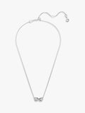 Swarovski Hyperbola crystal infinity pendant necklace silver tone, UK version