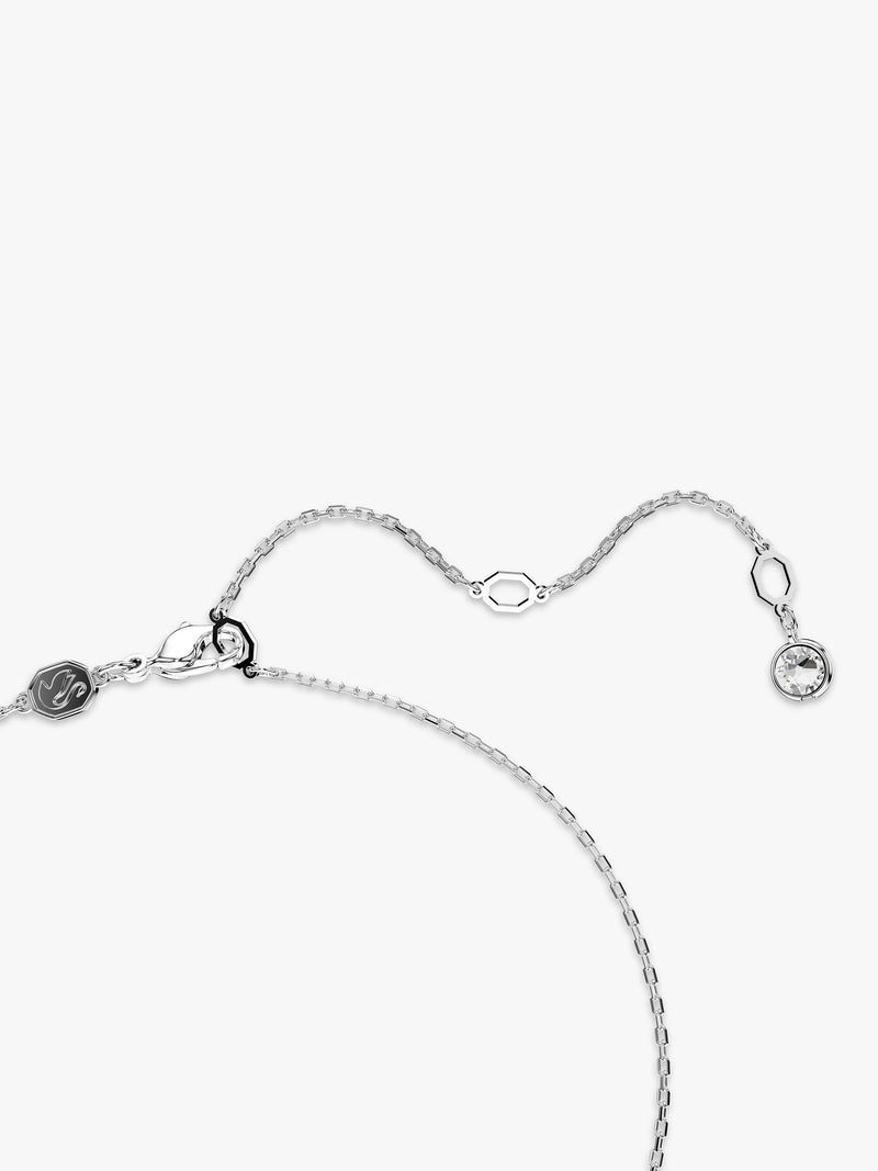 Swarovski Hyperbola crystal infinity pendant necklace silver tone, UK version