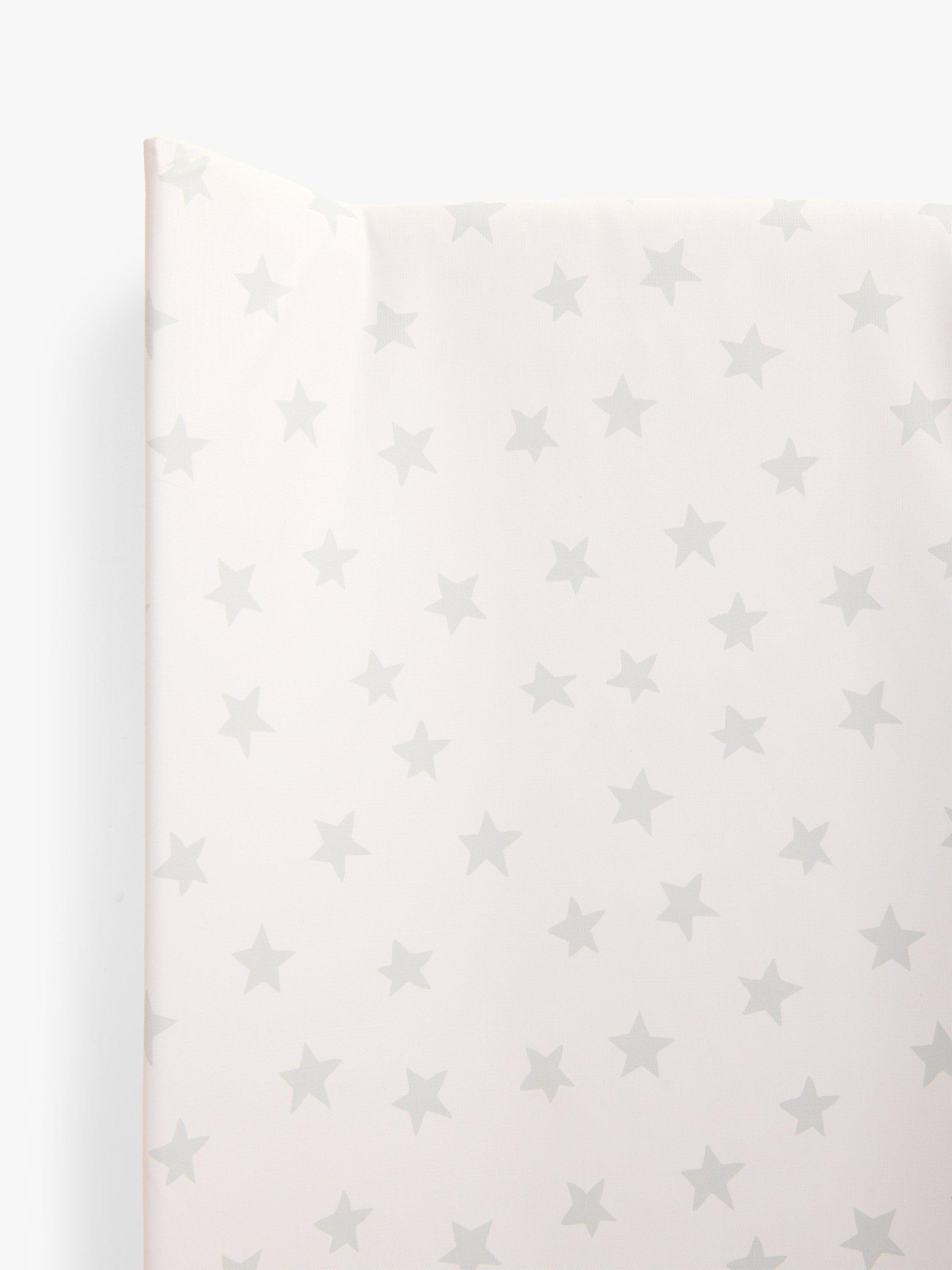 John Lewis baby changing mat multi star print, imported from the UK