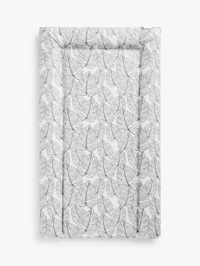 Abwischbare Wickelauflage mit Blattmuster, 75 x 45 cm