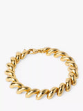 LARNAUTI San Marco gold curved spiral bracelet imported from the UK
