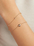 Astrid & Miyu cosmic star charm bracelet gold, UK version