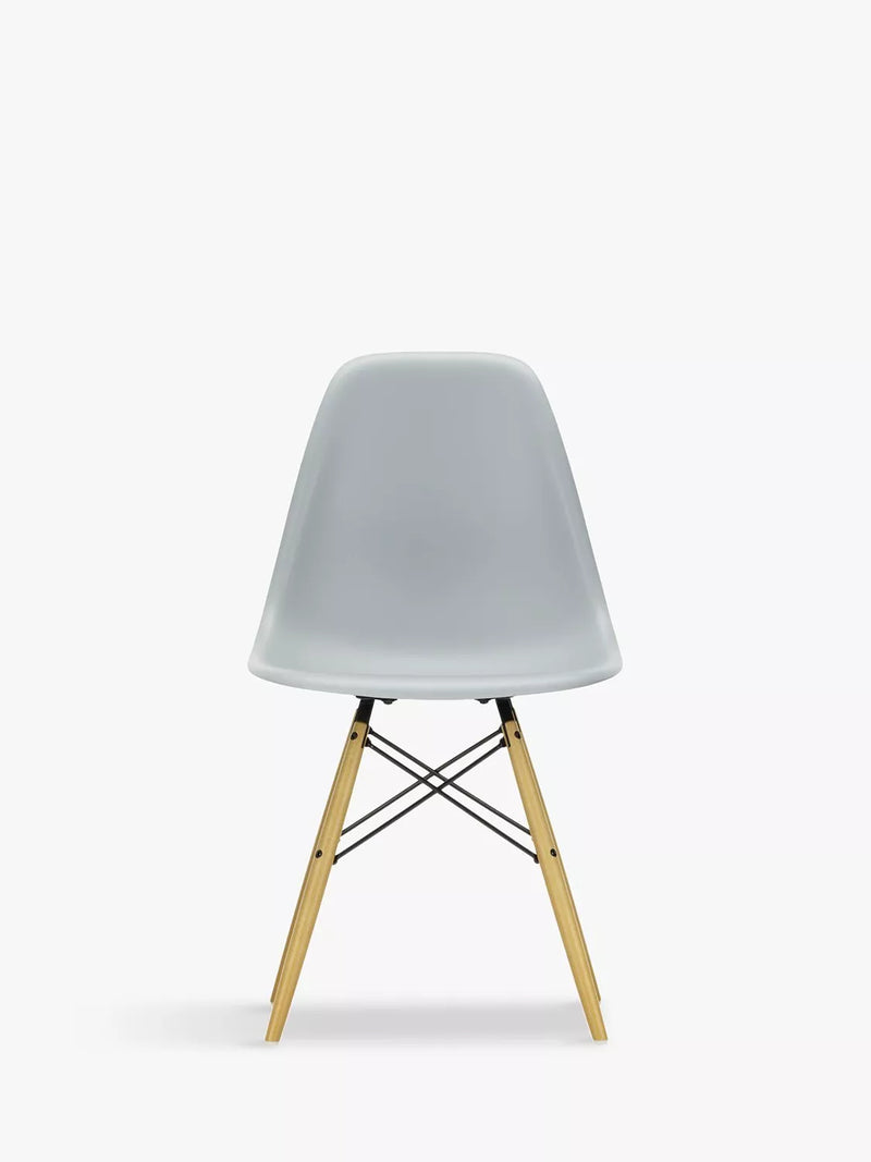 Vitra Eames RE DSW Recycled Plastic Chair, Wood Legs