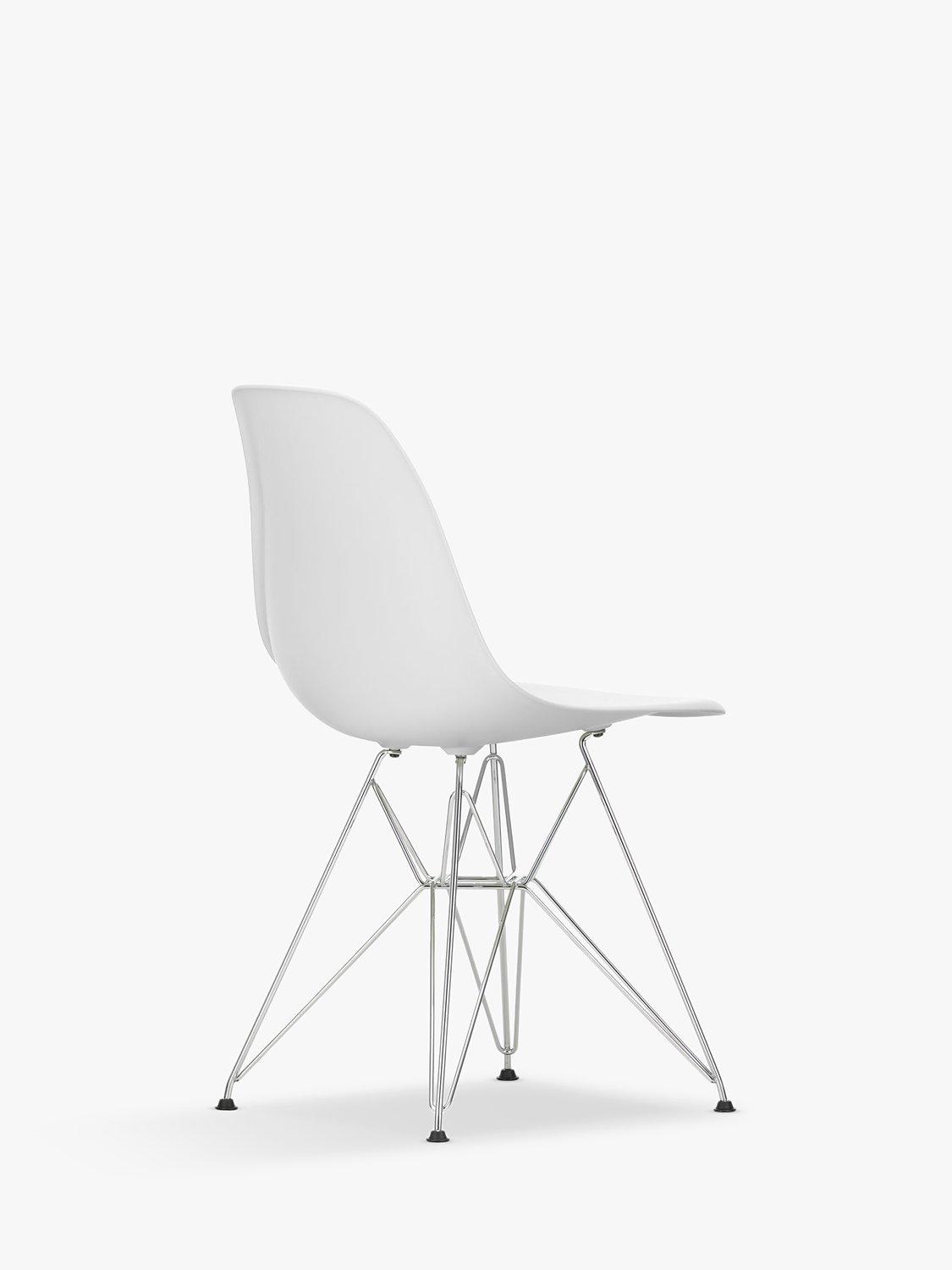 Vitra Eames DSR chaise en plastique recyclé pieds chromés - Produit britannique