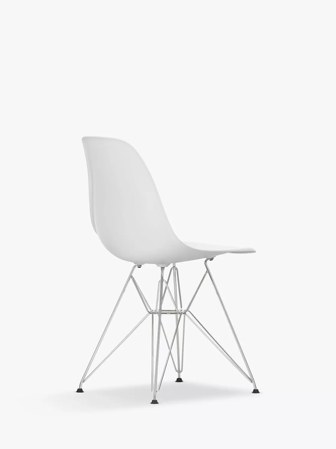 Vitra Eames DSR recycled plastic chair chrome legs - British product