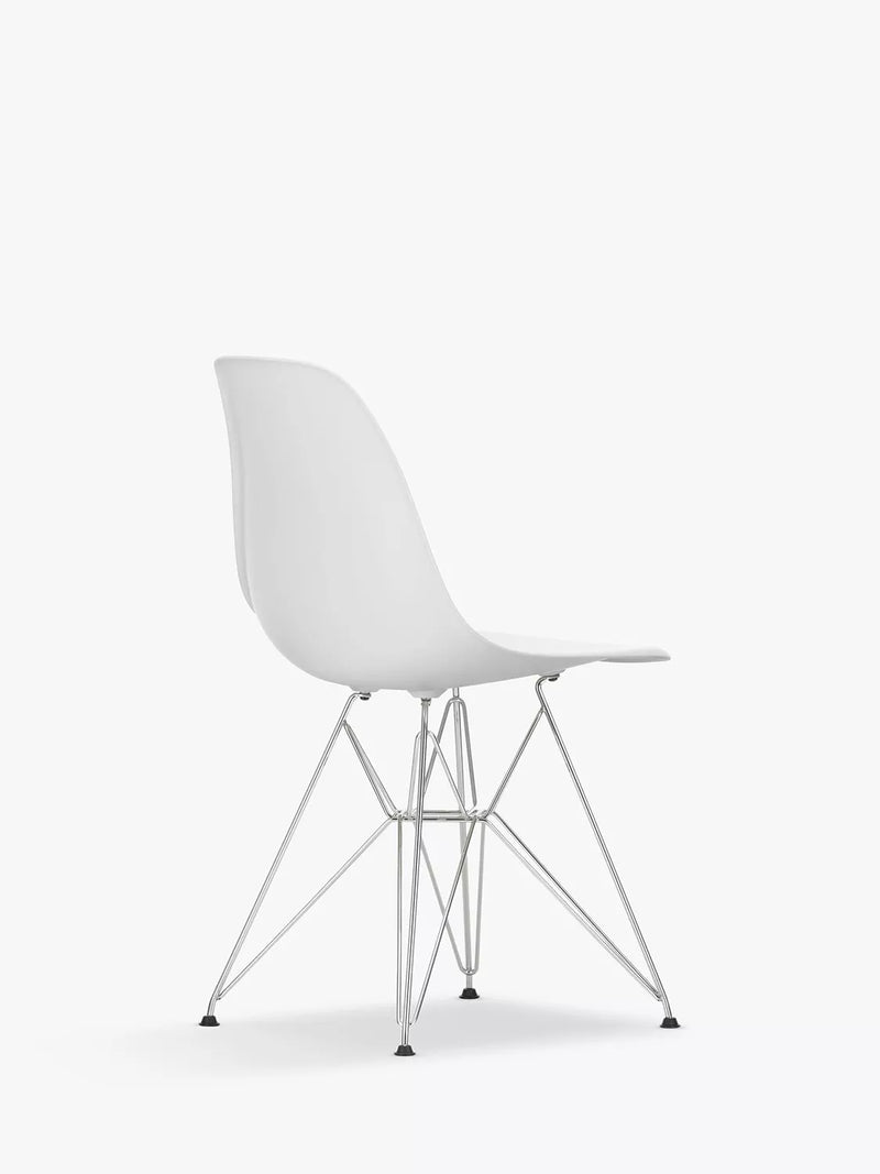 Vitra Eames DSR recycled plastic chair chrome legs - British product