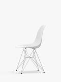 Vitra Eames DSR recycled plastic chair chrome legs - British product