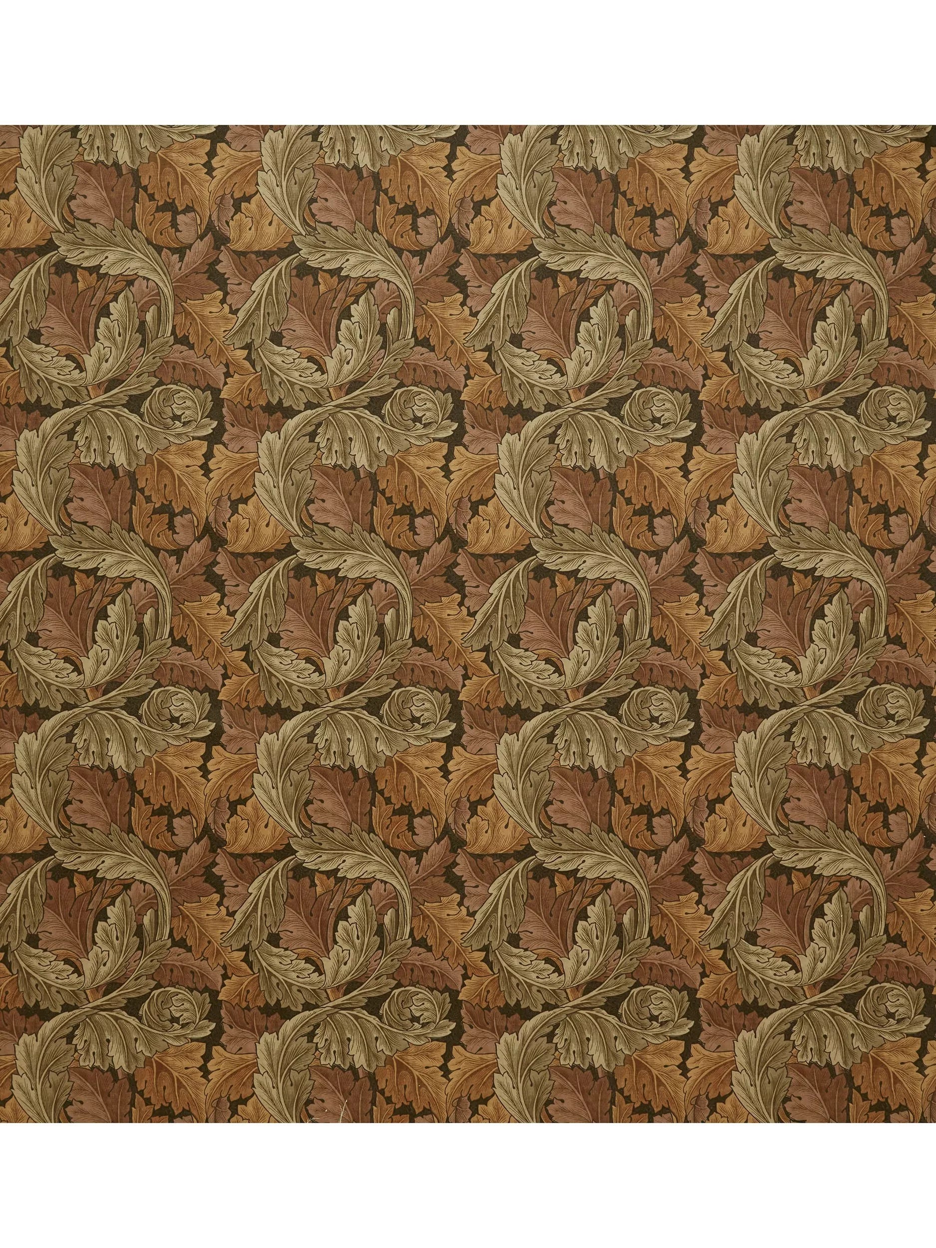 William Morris At Home acanthus velvet furnishing fabric - British product