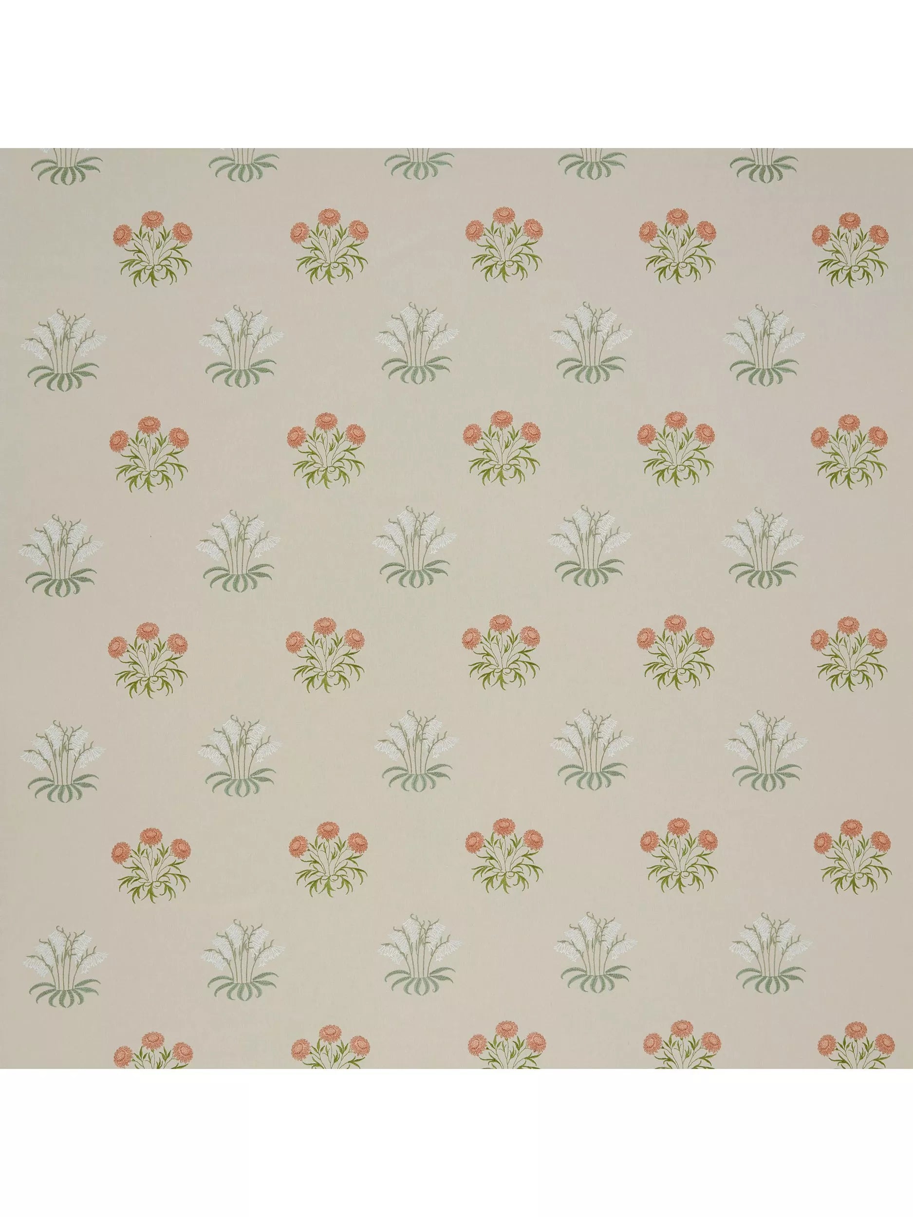 William Morris At Home Lily Flower Stickerei Polsterstoff