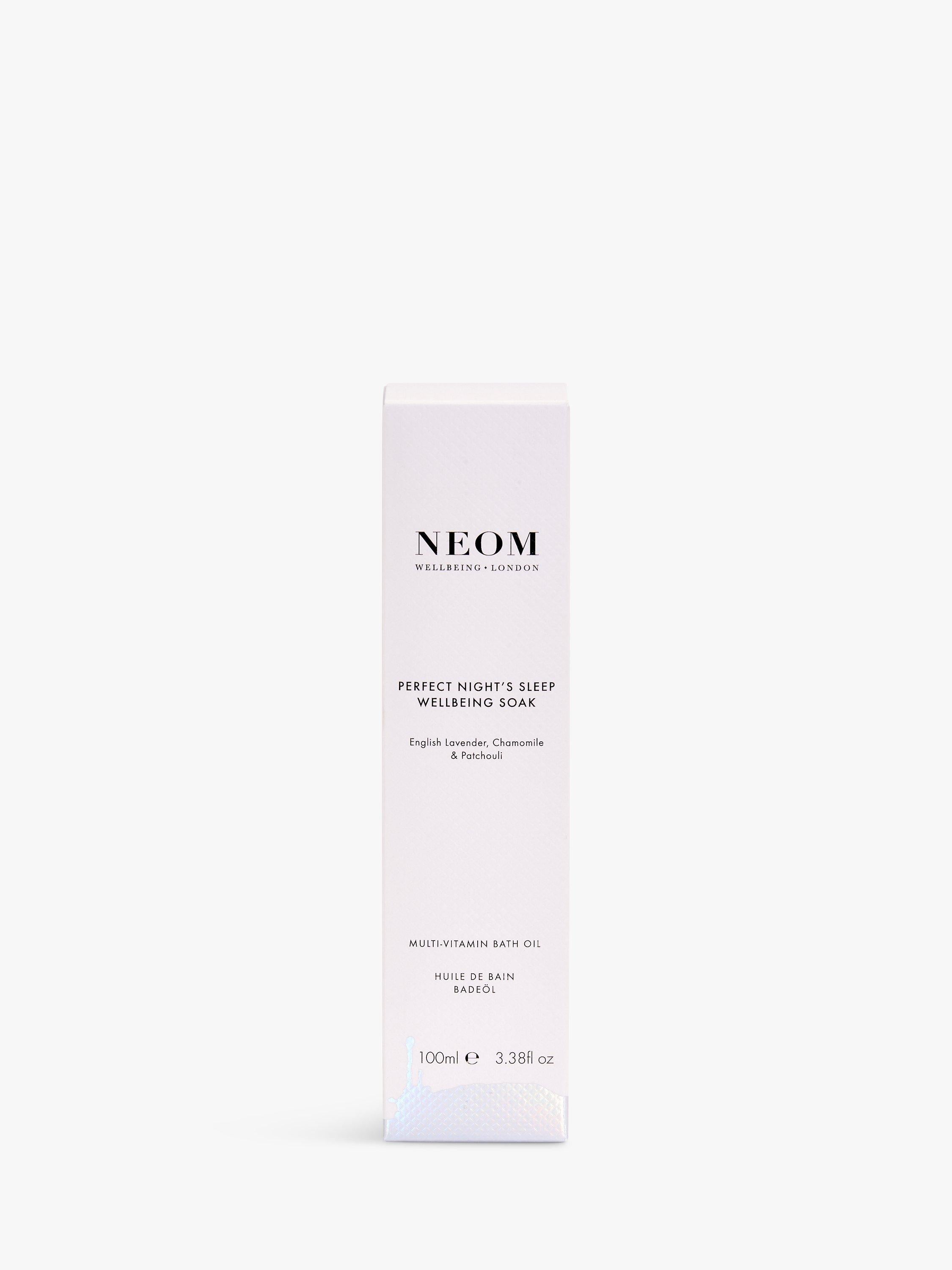 NEOM Wellbeing London Perfect Night's Sleep bath soak 100ml - British product