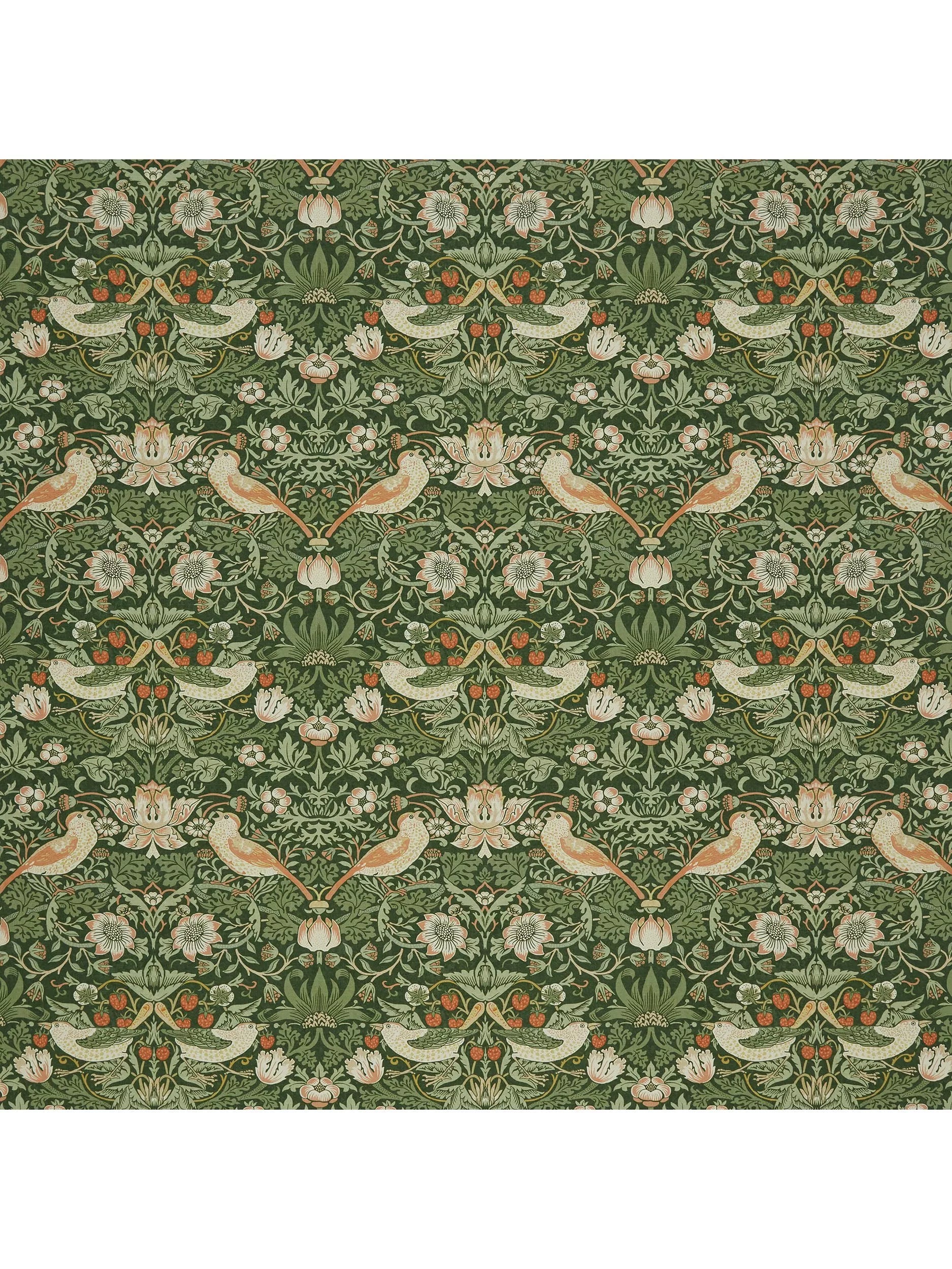 William Morris At Home Strawberry Thief Furnishing Fabric