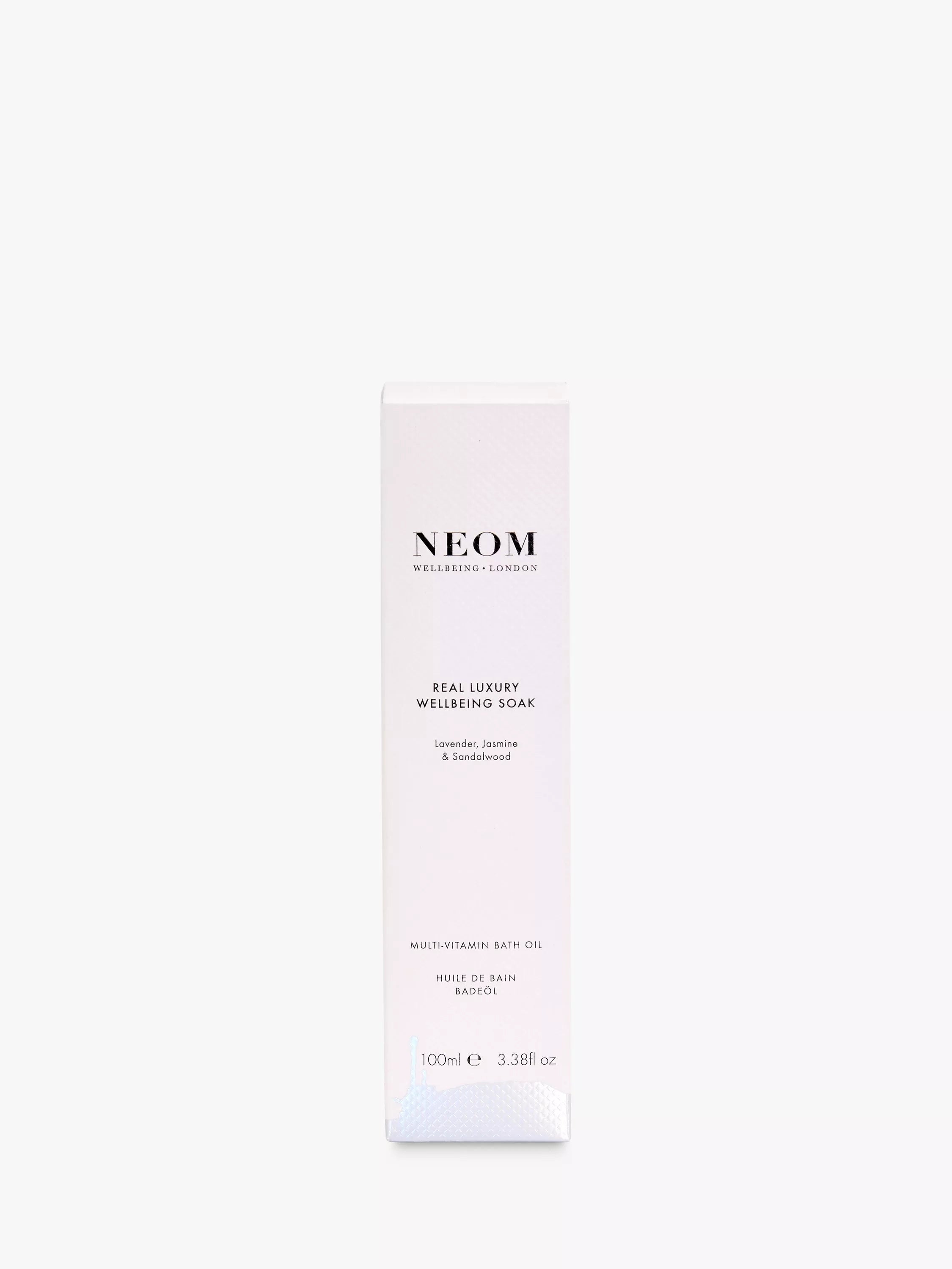 NEOM Wellbeing London bath soak 100ml (British brand)