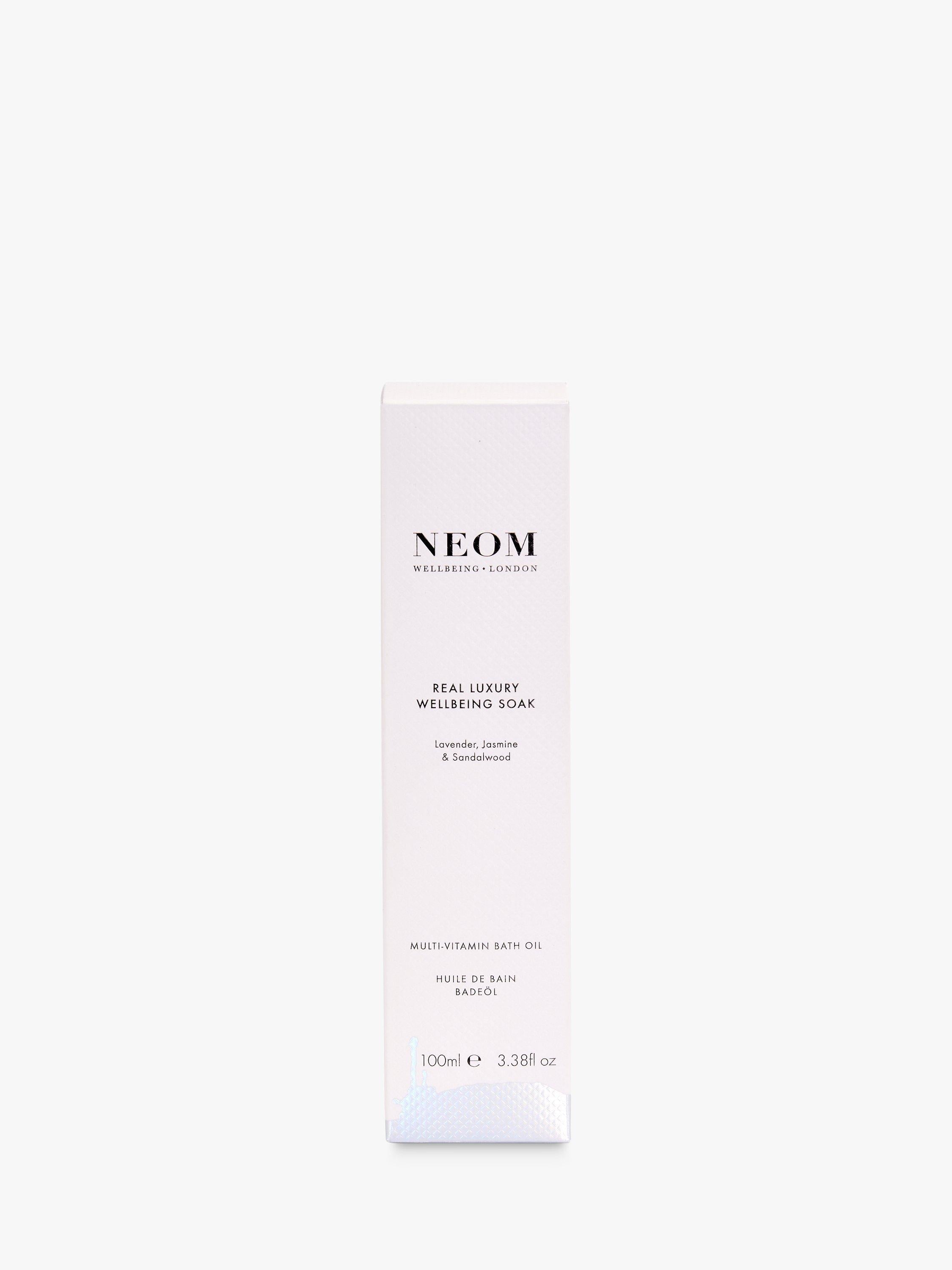 NEOM Wellbeing London bath soak 100ml (British brand)