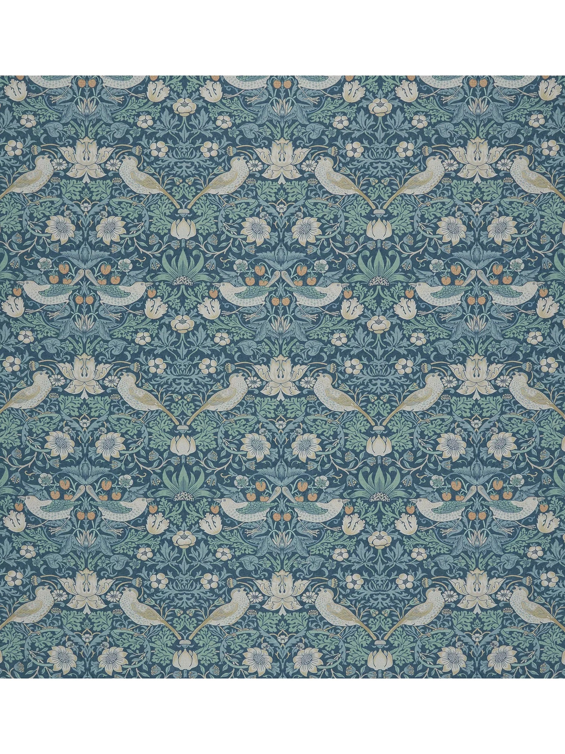 William Morris At Home Strawberry Thief Furnishing Fabric
