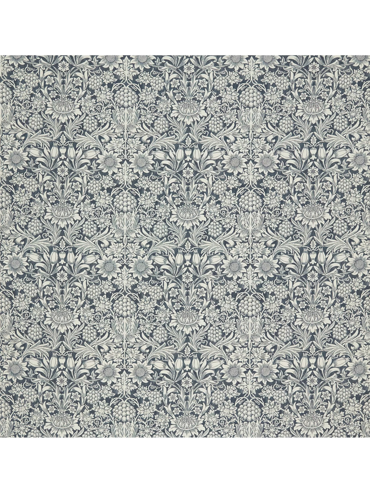 Tissu William Morris At Home tournesol largeur 140cm - Produit britannique