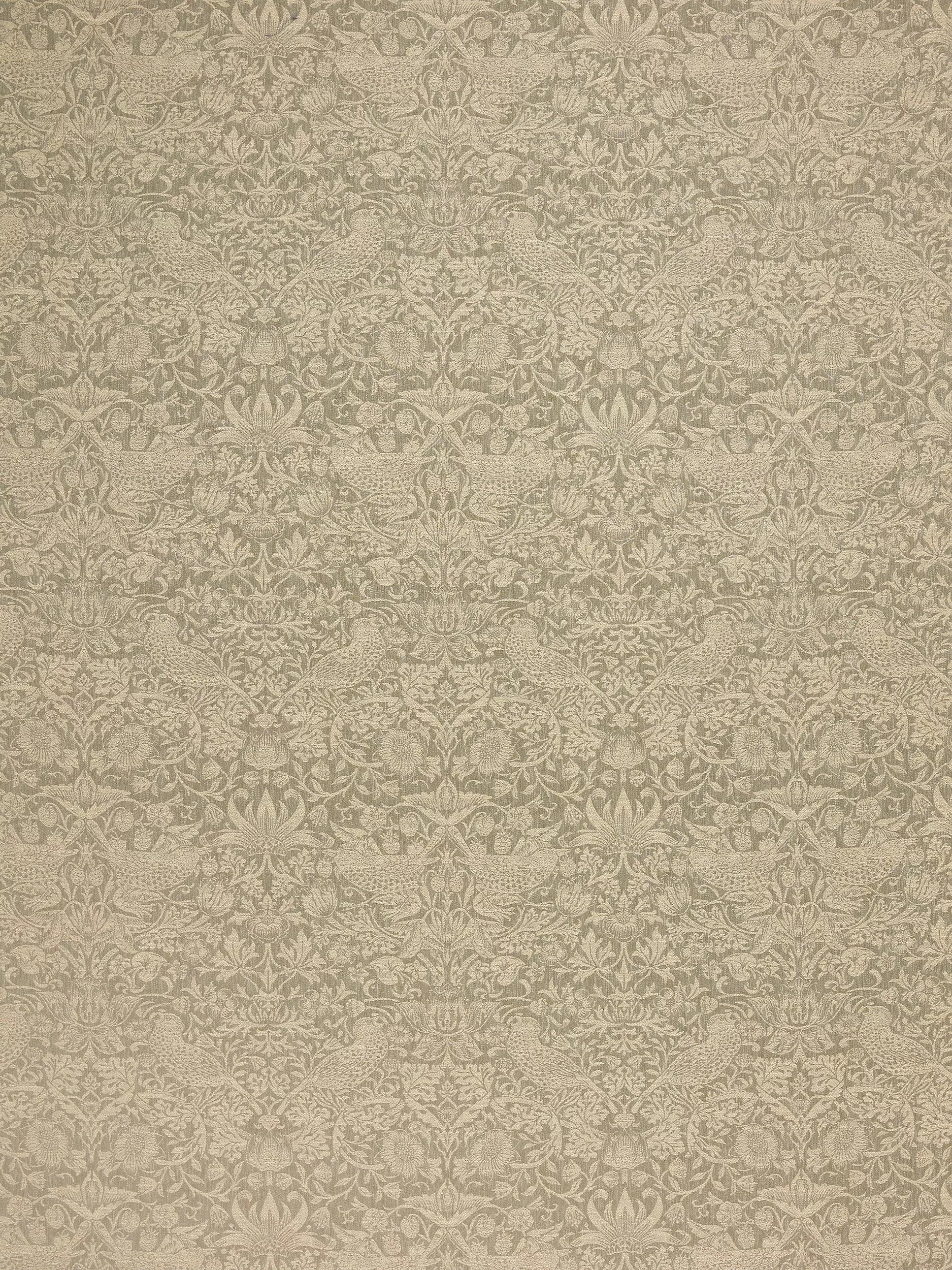William Morris Strawberry Thief gewebter Polsterstoff mit Drosselmotiv (britische Marke)