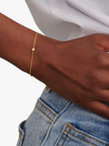 DPT Antwerp diamond chain bracelet with round diamonds, UK version
