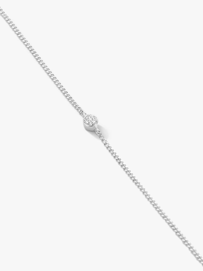 DPT Antwerp diamond chain bracelet with round diamonds, UK version