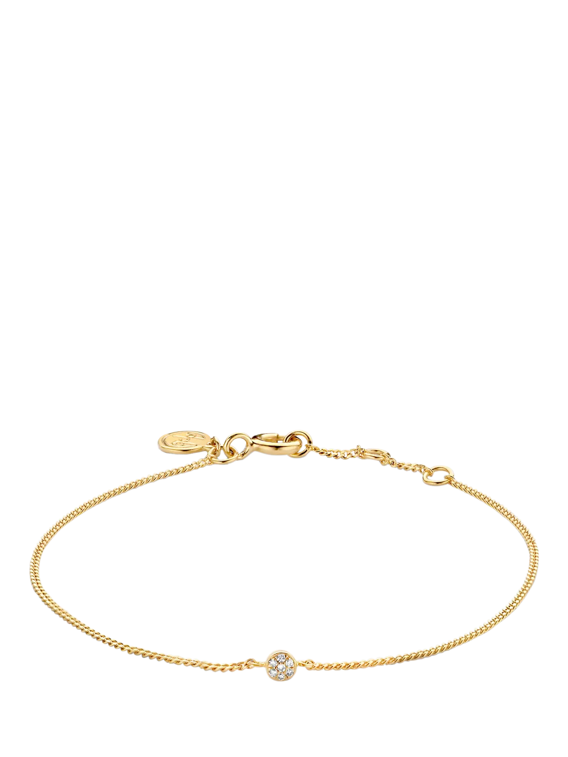 DPT Antwerp First Round Diamond Chain Bracelet