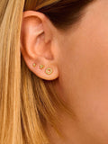 DPT Antwerp small circle of life diamond stud earrings, UK version