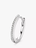 DPT Antwerp diamond hoop earrings with 15 stones (British brand)