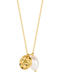 DPT Antwerp Baroque Pearl & Diamond pendant necklace gold, imported from the UK