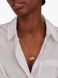 DPT Antwerp Baroque Pearl & Diamond pendant necklace gold, imported from the UK